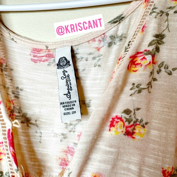 BoHo Plus Size 2x Spring Dress - Picture 3 of 3